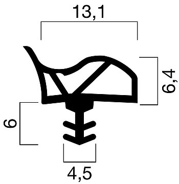 Cross-section
1011 (M 1:1)