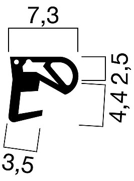 Cross-section
2620 (M 1:1)