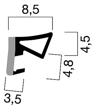 Cross-section
2616 (M 1:1)