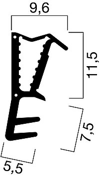 Profilquerschnitt
1016 (M 1:1)