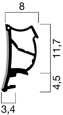 Cross-section
2054 (M 1:1)