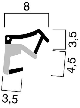 Cross-section
2615 (M 1:1)