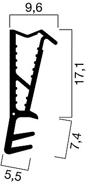 Cross-section
1018 (M 1:1)