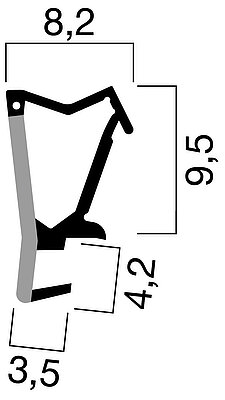 Cross-section
2613 (M 1:1)
